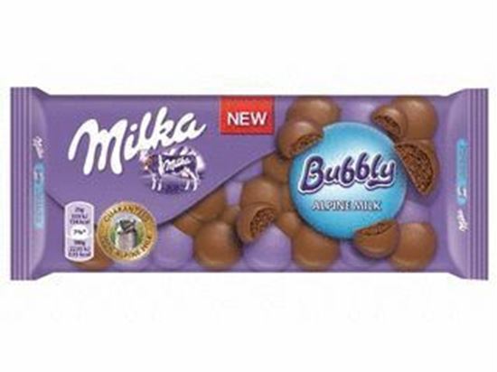 CZEKOLADA MILKA BUBBLY ALPINE MILK 90G MONDELEZ Polski Sklep Online