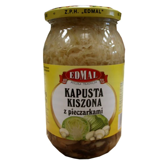 KAPUSTA KISZONA Z PIECZARKAMI 900ML EDMAL Polski Sklep Online