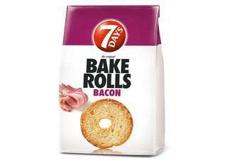 Picture of BAKE ROLLS 7 DAYS BACON 150G