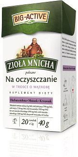 Picture of HERBATA EXP ZIOLA MNICHA OCZYSZCZANIE 20*2G BIG-ACTIVE