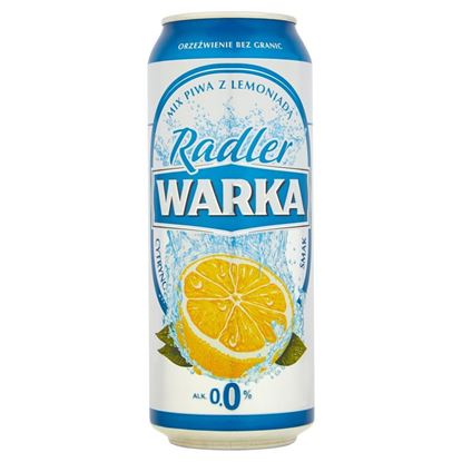 Warka RADLER 0% Cytrynowa PUSZKA 500ml