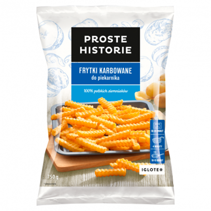 IGLOTEX Frytki karbowane 750g