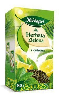 Picture of HERBATA HERBAPOL ZIELONA LISCIASTA Z CYTRYNA 80G