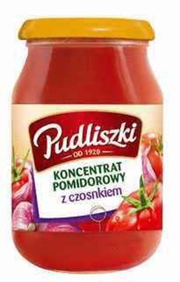 Koncentrat Pudliszki Pomidorowy Z Czosnkiem G Sloik Polski Sklep