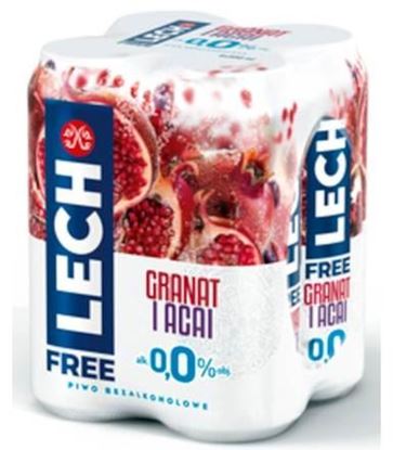 LECH FREE GRANAT I ACAI 500ML PUSZKA