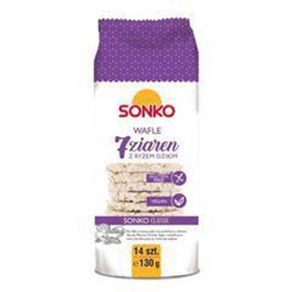 WAFLE RYZOWE 7 ZIAREN Z DZIKIM RYZEM 130G SONKO
