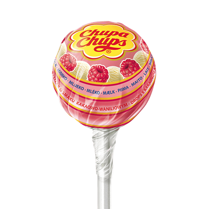 LIZAK CHUPA CHUPS SMAK MALINA-WANILIA 12G - szt