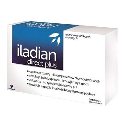 Picture of Iladian direct plus, tabletki dopochwowe, 10 szt.