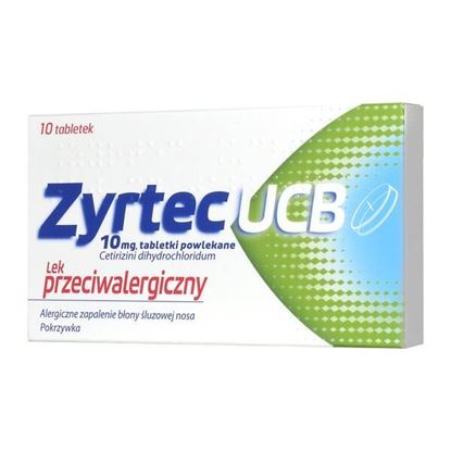 Picture of Zyrtec UCB, 10 mg, tabletki powlekane, 10 szt.