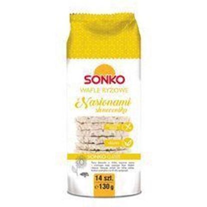 WAFLE SONKO RYZOWE ZE SLONECZNIKIEM 130G