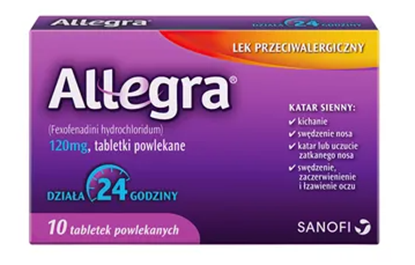 Picture of Allegra, 120 mg, tabletki powlekane, 10 szt.