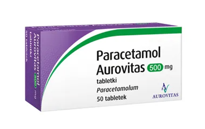 Picture of Paracetamol Aurovitas, 500 mg, tabletki, 50 szt.