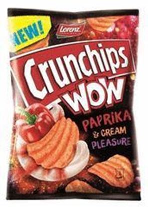 Picture of CHIPSY CRUNCHIPS WOW PAPRIKA CREAM 110G LORENZ