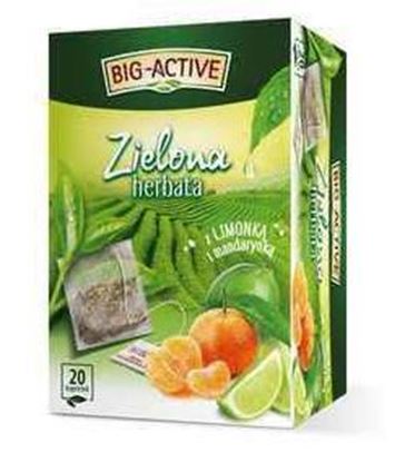 HERBATA EXP ZIELONA MANDARYNKA I LIMONKA 20*1,5G BIG-ACTIVE