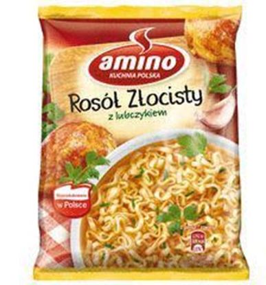 Picture of ZUPA NUDLE ROSOL ZLOCISTY DROBIOWO-WOLOWY 57G AMINO