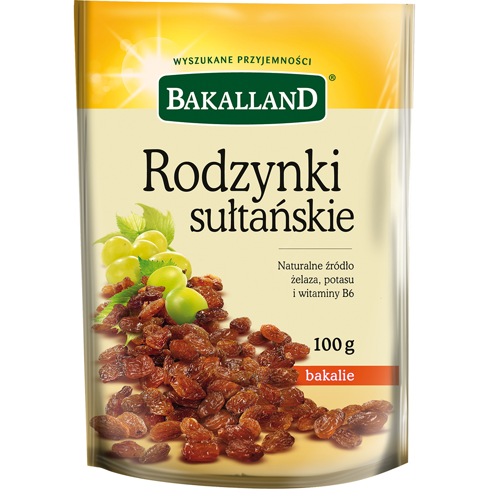 Picture of RODZYNKI SULTANSKIE 100G BAKALLAND