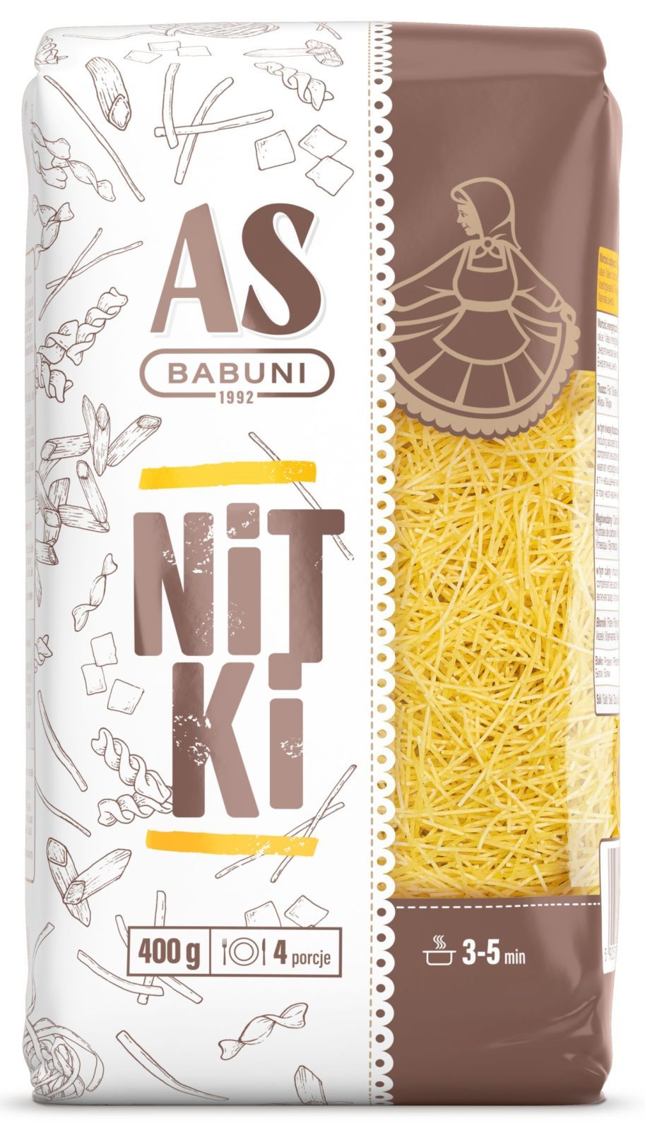 Picture of AS BABUNI MAKARON 400G NITKA CIETA