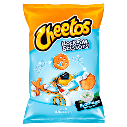 Picture of CHRUPKI CHEETOS 145G ROCK, PAW & SCISSORS FROMAGE