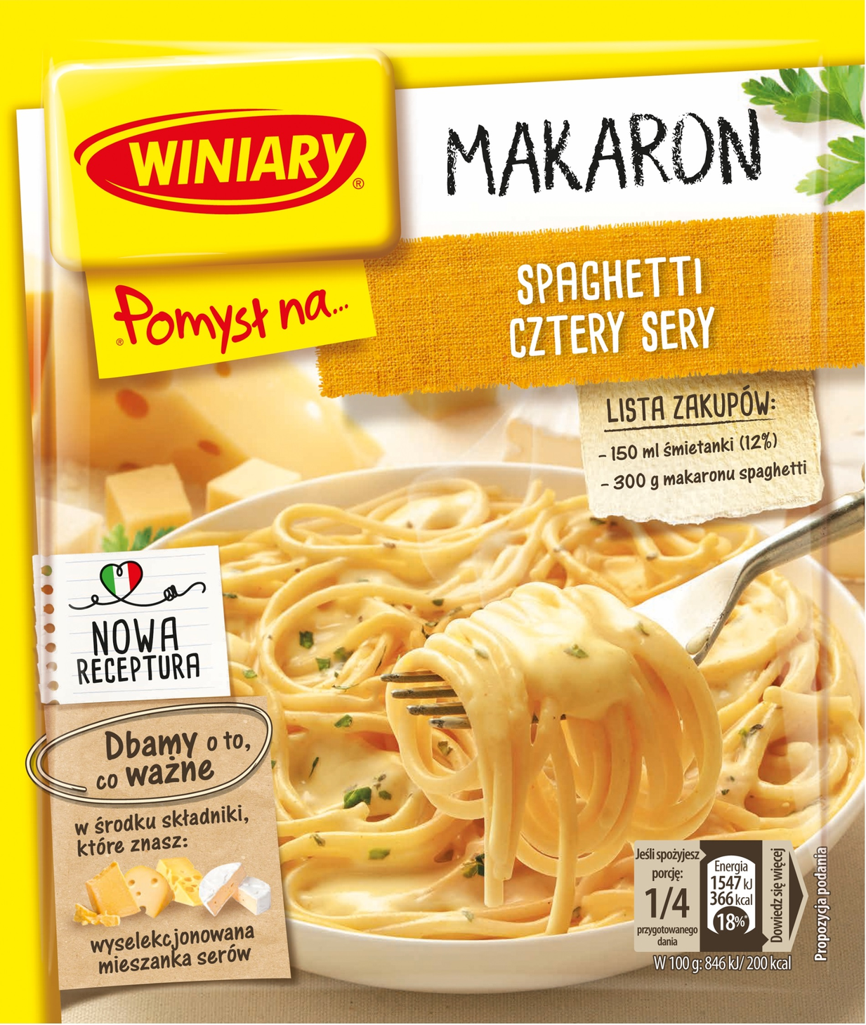 Picture of FIX WINIARY POMYSL NA... SPAGHETTI SEROWO-SMIETANOWE 31G