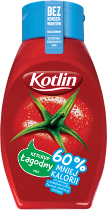 Picture of KETCHUP LAGODNY 60% MNIEJ KALORII 420G KOTLIN