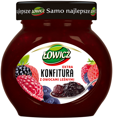 Picture of KONFITURA LOWICZ OWOCE LESNE 240G