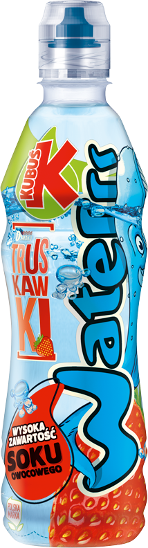 Picture of WODA KUBUS WATERRR 0.5L TRUSKAWKA NGAZ PET