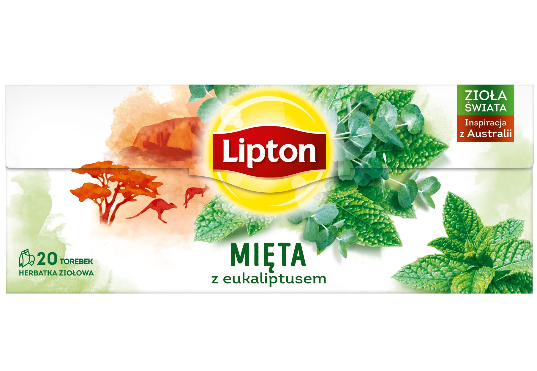 Picture of LIPTON HERBATA EXP MIETA Z EUKALIPTUSEM 20TB