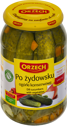 Picture of OGOREK KONSERWOWY PO ZYDOWSKU 830G ORZECH