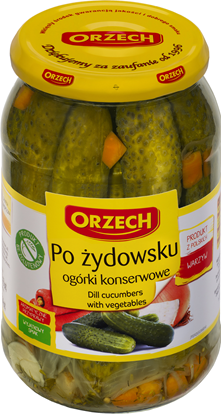 Picture of OGORKI KONSERWOWE PO ZYDOWSKU 830G ORZECH