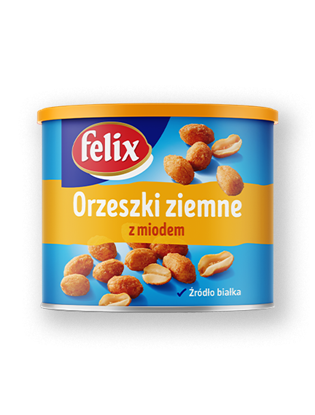 Picture of ORZESZKI FELIX ZIEMNE Z MIODEM 140G PUSZKA