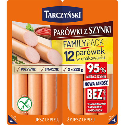 Picture of PAROWKI Z SZYNKI FAMILY PACK 440G TARCZYNSKI
