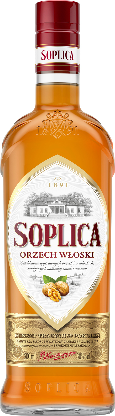 Picture of WODKA SOPLICA ORZECH WLOSKI 30% 0,5L