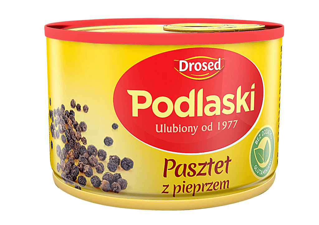 Picture of PASZTET PODLASKI DROBIOWY Z PIEPRZEM 155G DROSED