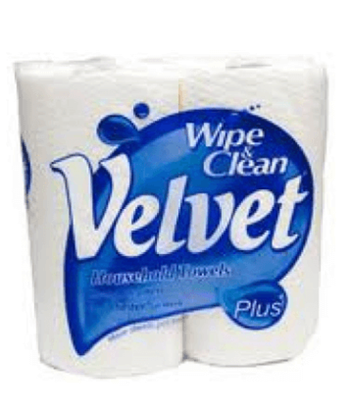 Picture of RECZNIKI PAPIEROWE WIPE AND CLEAN 2SZT. VELVET