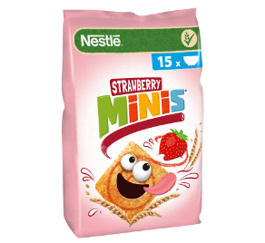 Picture of PLATKI SNIADANIOWE NESTLE 450G STRAWBERRY MINIS PACIFIC