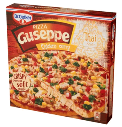 Picture of PIZZA GUSEPPE CHICKEN CURRY 375G DR OETKER