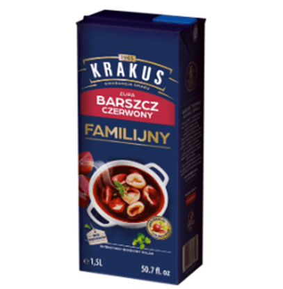 Picture of ZUPA BARSZCZ CZERWONY FAMILIJNY 1.5L KRAKUS