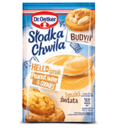 Picture of BUDYN SLODKA CHWILA PEANUT BUTTER & COOKIES 43G DR OETKER