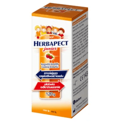 Picture of Herbapect Junior malinowy, syrop, 120 g