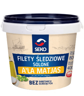 Picture of FILETY SLEDZIOWE A'LA MATJAS SOLONE 800G SEKO