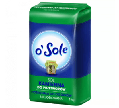 Picture of SOL KAMIENNA DO PRZETWOROW O'SOLE 1KG CENOS