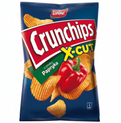 Picture of CHIPSY CRUNCHIPS X-CUT PAPRYKA 140G