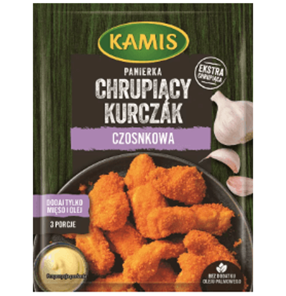 Picture of PANIERKA CHRUPIACY KURCZAK CZOSNKOWY 70G KAMIS