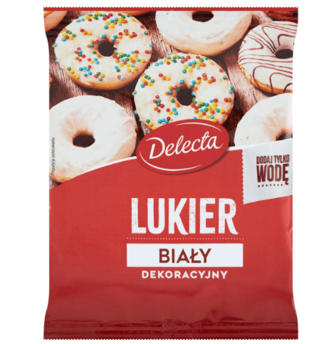 Picture of LUKIER DEKORACYJNY BIALY 80G DELECTA