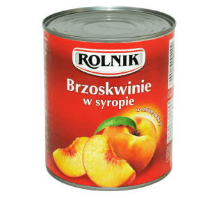 Picture of BRZOSKWINIE W KAWALKACH 850ML ROLNIK