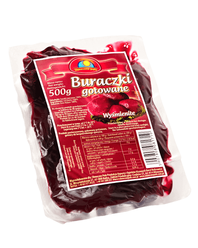 Picture of BURACZKI GOTOWANE CALE 500G SLONECZNE POLE