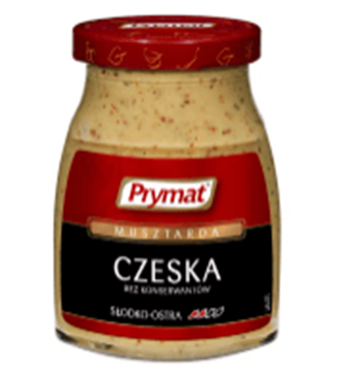 Picture of MUSZTARDA CZESKA 180G PRYMAT