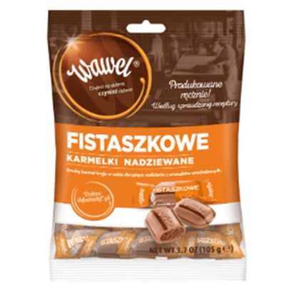 Picture of CUKIERKI FISTASZKOWE Z NADZIENIEM 105G WAWEL