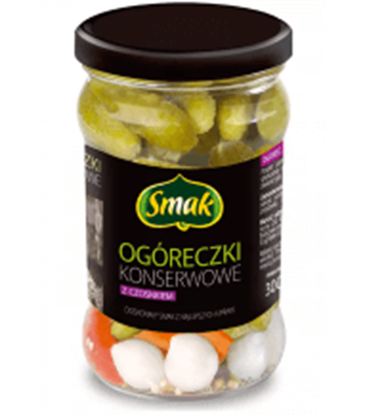 Picture of OGORECZKI KONSERWOWE Z CZOSNKIEM 300G SMAK