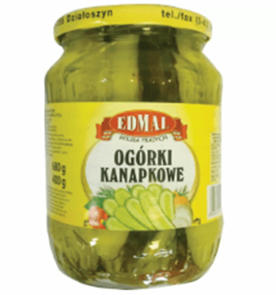Picture of OGORKI KANAPKOWE 720ML EDMAL